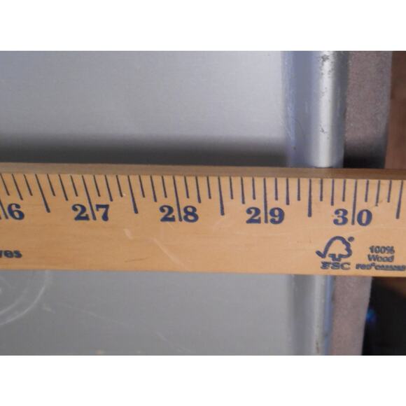 Antique HILL Aluminum Deli Case Display Tray # 7 30" X 10.5" Butcher Bakery - Picture 8 of 9